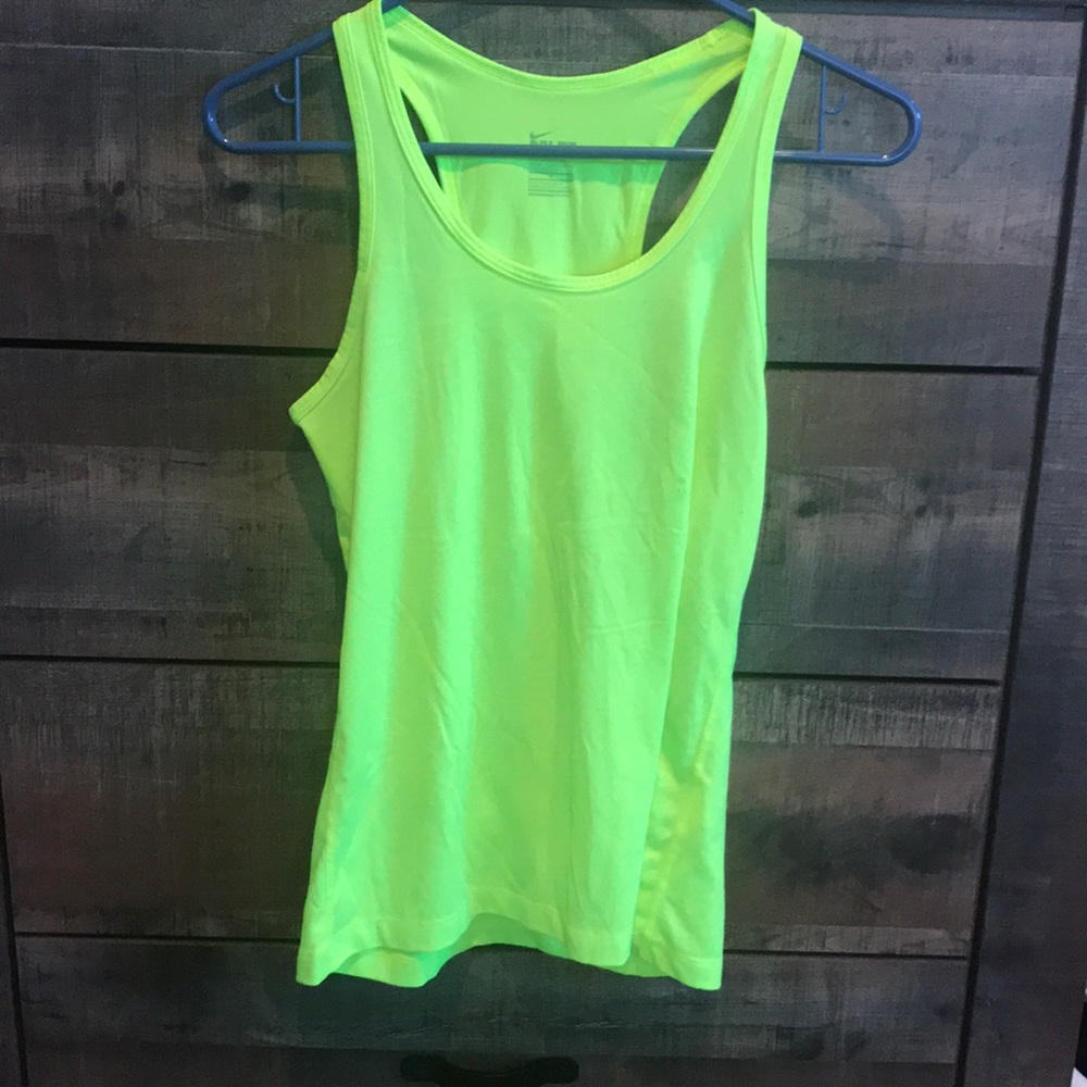 Nike DriFit tank Neon